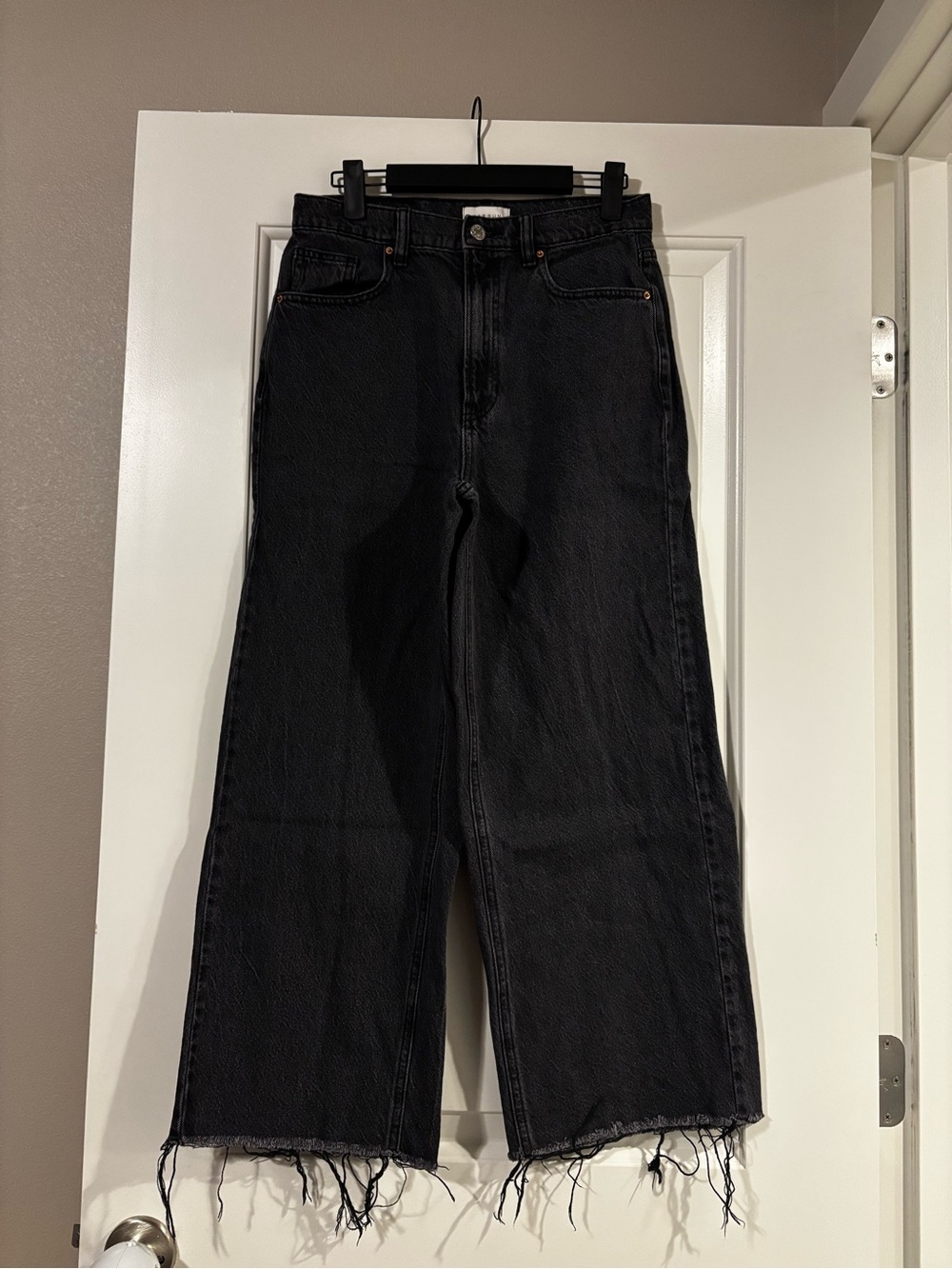 PacSun Women’s Charcoal Black Wide Leg Jeans